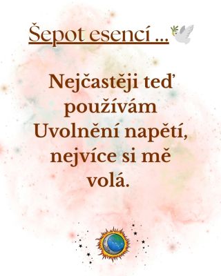 Kousky příběhu, vjemů a sdílení. 🩷 Slova, která přicházejí spolu s esencí 🕊️ Pokud i k tobě promlouvá některá z esencí,...